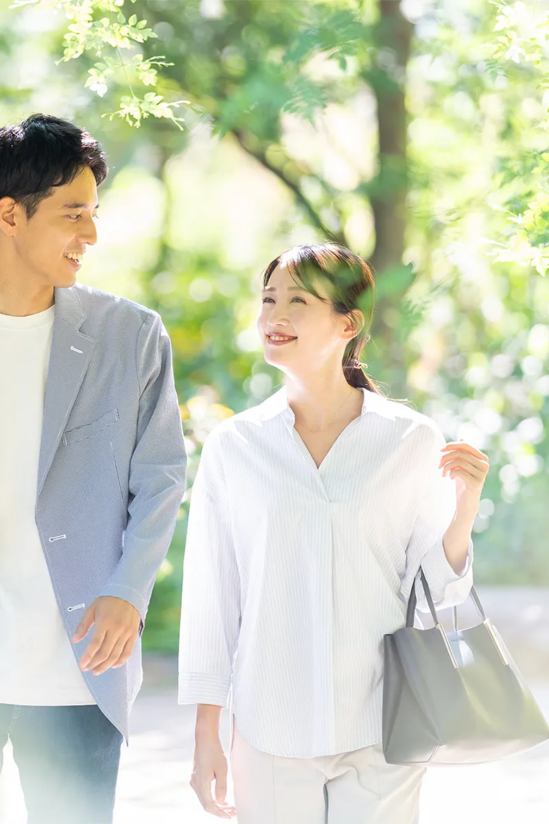 「家族「それぞれの時間があるから、ふたりの時間がもっと豊かになる。」